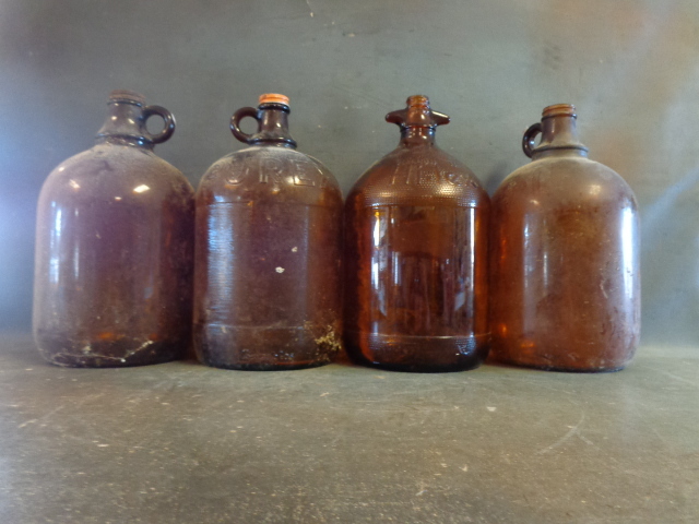 lot 24 image: Antique Glass Jugs