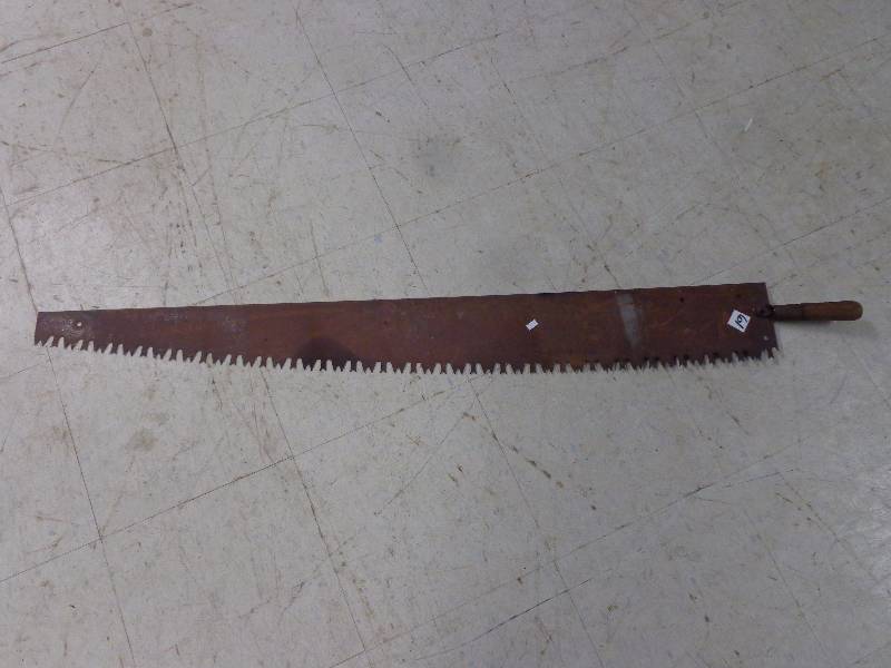 lot 61 image: Antique saw