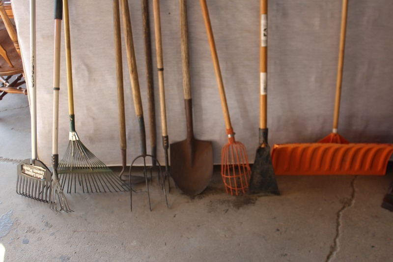Large Group of Garden Tools