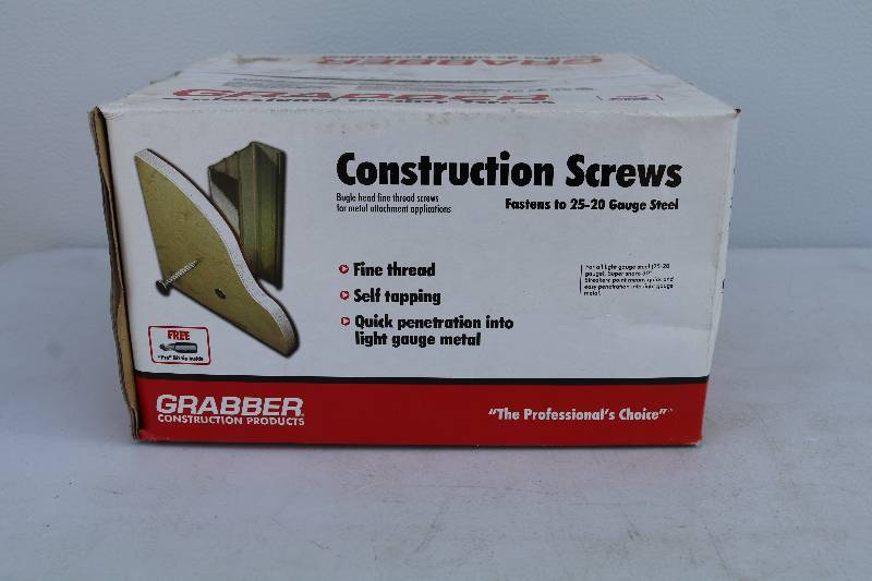 lot 44 image: Grabber Construction Screws