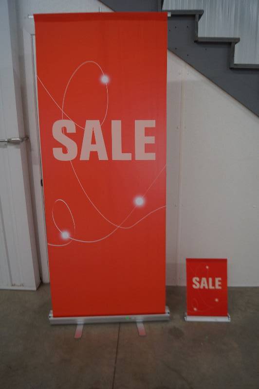 lot 70 image: SALE Banner Stands