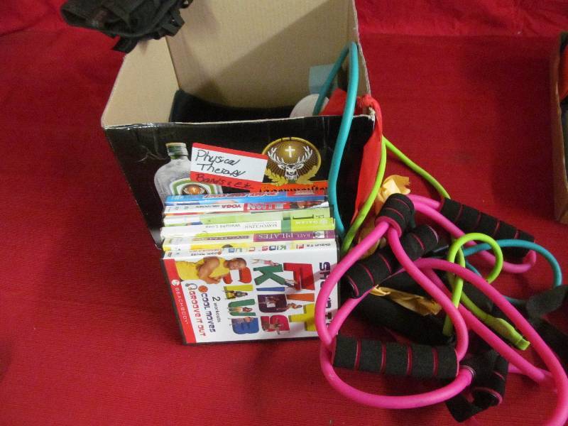 Dvds ,physical therapy equipment