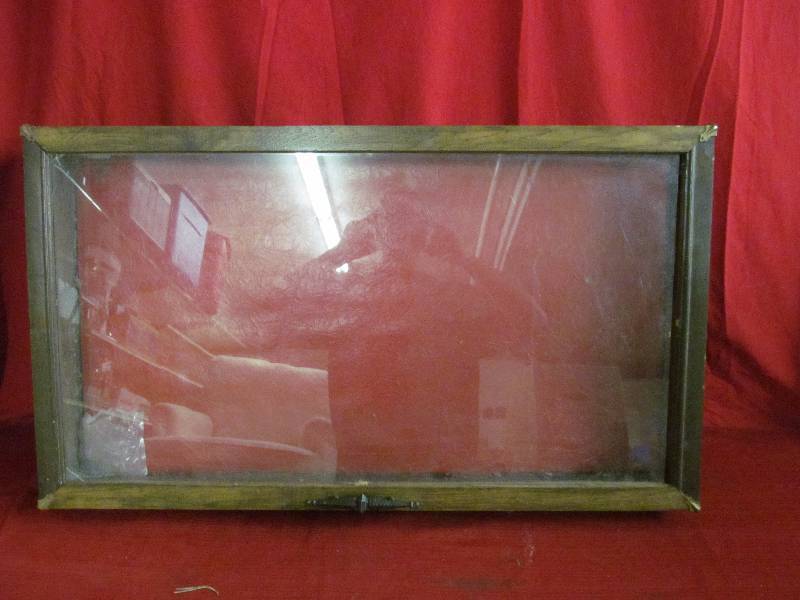 vintage display case