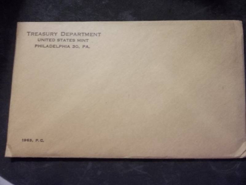 1963 U S Proof Set In Original Packaging