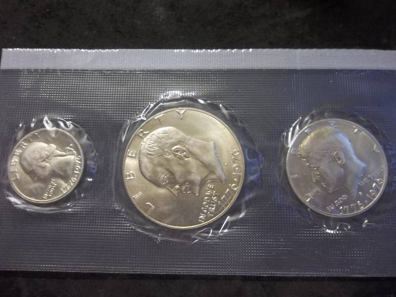 Collection Of Bicentennial Coins In Air Tight Original Package Unc