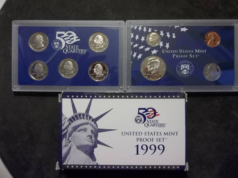 1999 US Proof Set With State Quarters