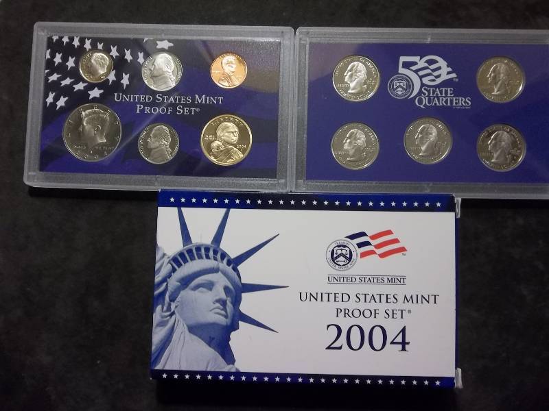 2004 US Proof Set With State Quarters