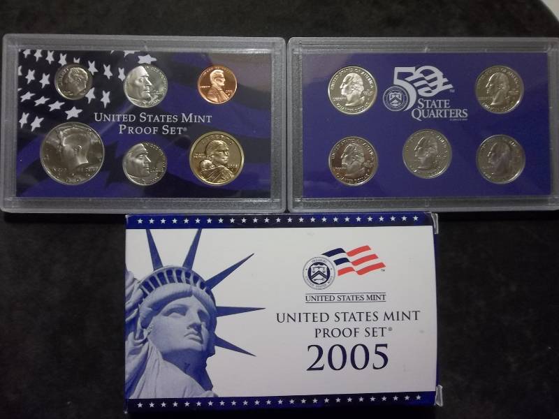 2005 US Proof Set With State Quarters