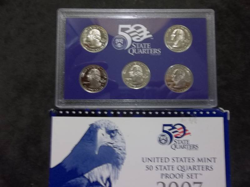 2007 US Mint State Quarters Proof Set