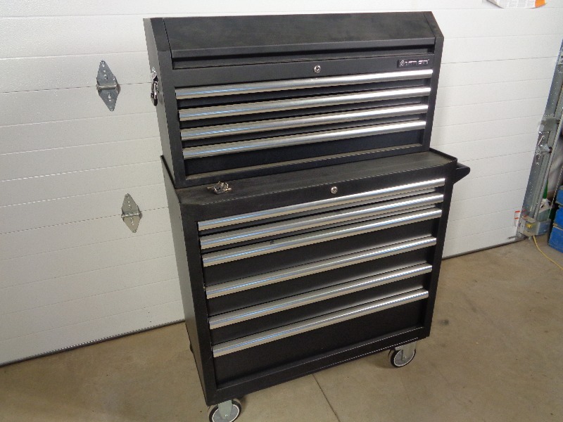 lot 2 image: New 10 Drawer Toolbox Combo