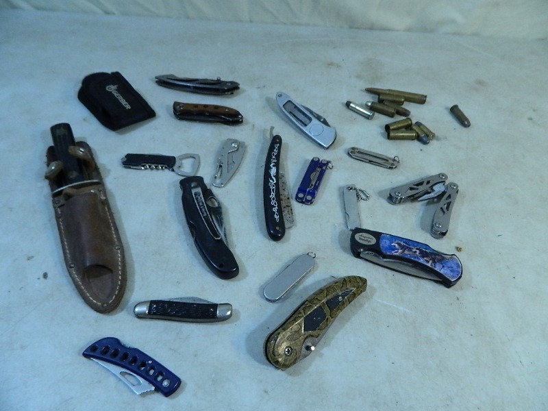 lot 13 image: Knives, Multitool, and More