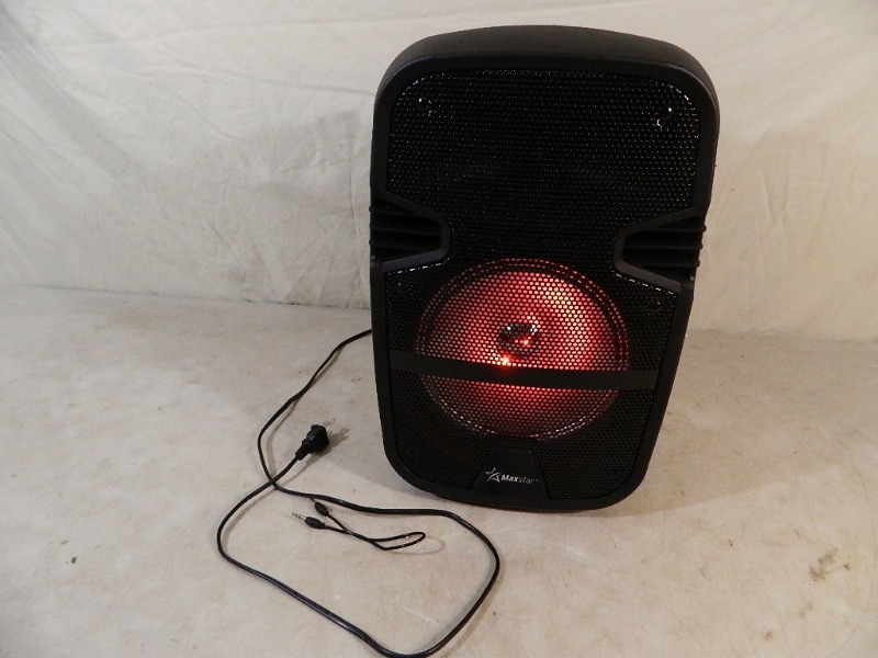 lot 62 image: New Maxstar Wireless Bluetooth SpeakerRadio