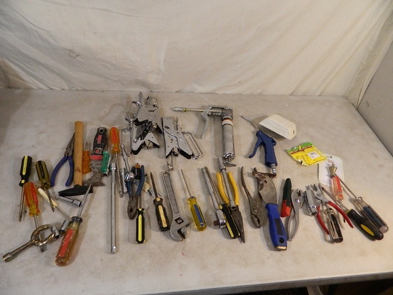 lot 74 image: Assorted Tools, Hardware, More