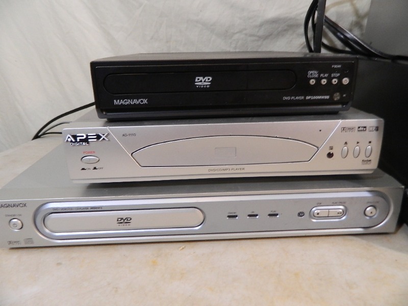 lot 118 image: Assorted DVD Players, Receiver, Xbox, Etc