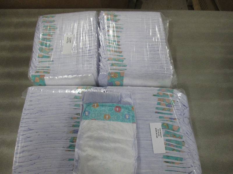 2 Packs of 50 each Disposable Diape...