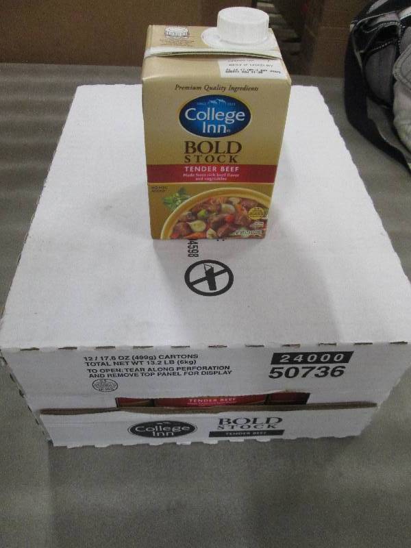 3 Cases of 12- 17.6 oz College Inn ...