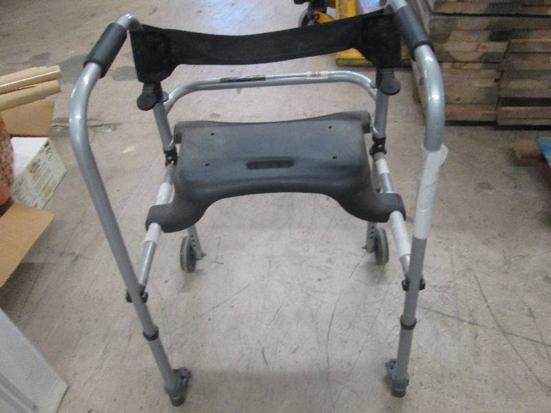 Walker with bench...