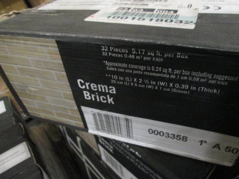 8 Cases MS International Crema Bric...