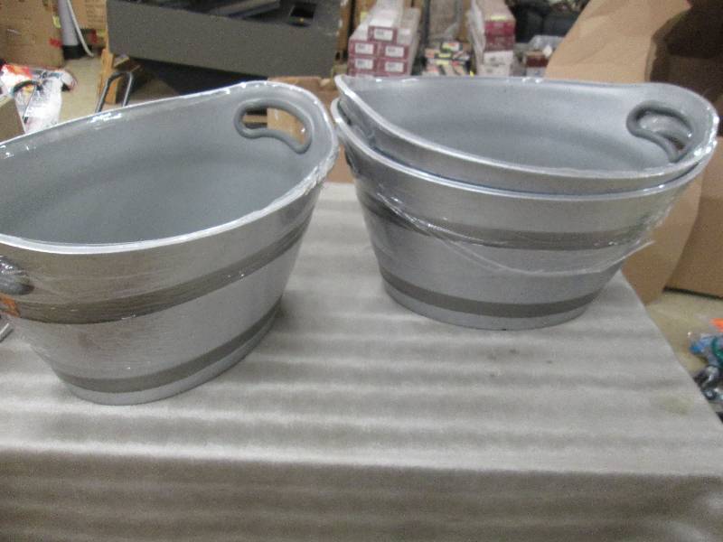 Lot of 316x22 Inch Faux Galvanized...