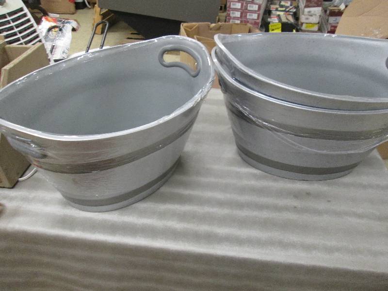 Lot of 316x22 Inch Faux Galvanized...