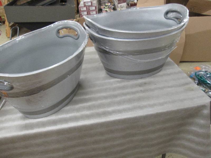 Lot of 316x22 Inch Faux Galvanized...
