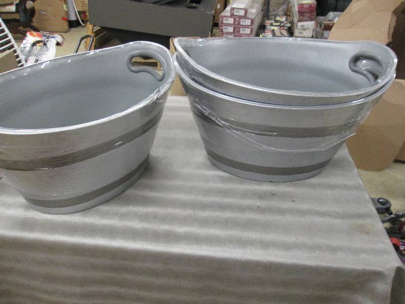 Lot of 316x22 Inch Faux Galvanized...