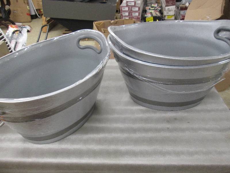 Lot of 316x22 Inch Faux Galvanized...