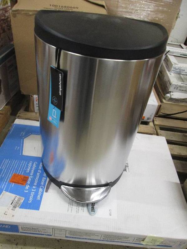 Simple Human 40 L Semi Plastic Lid ...