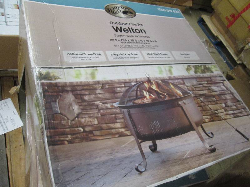Hampton Bay  Welton 34 in. Round Ca...