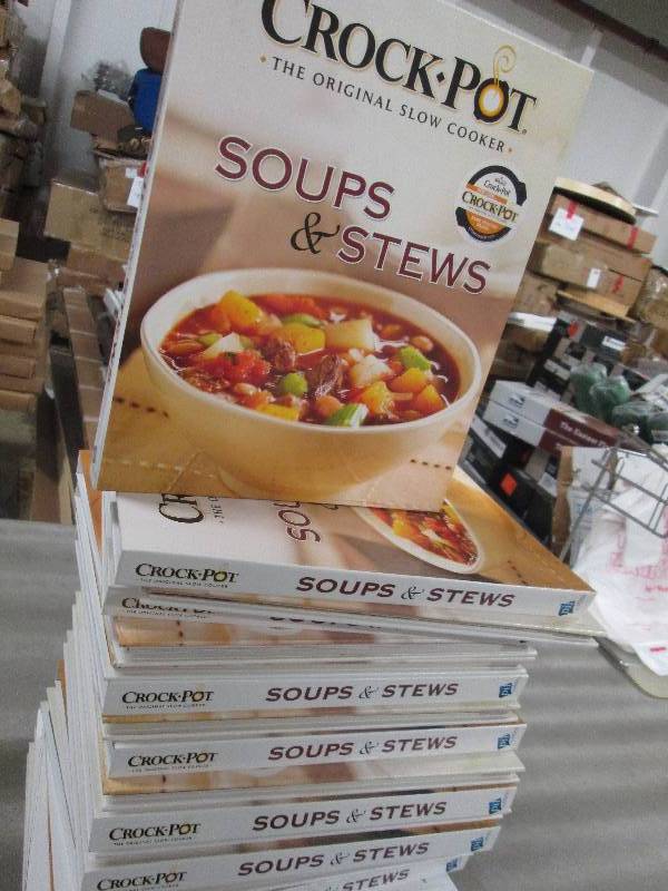 Lot of 21 Crock Pot Soups & Stews C...