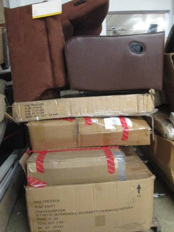 Pallet of Furniture Damaged or Mis...