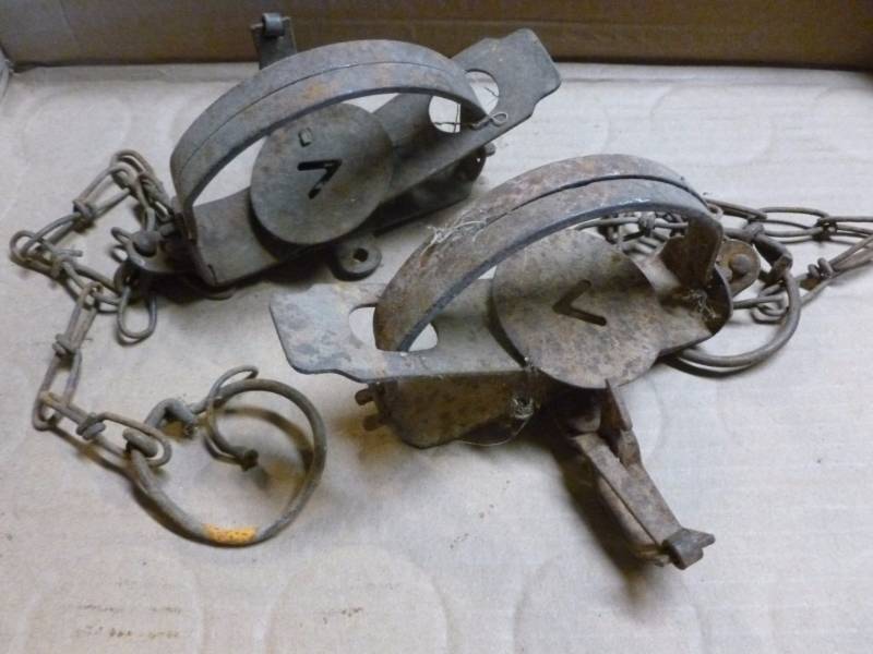 lot 34 image: Vintage Traps
