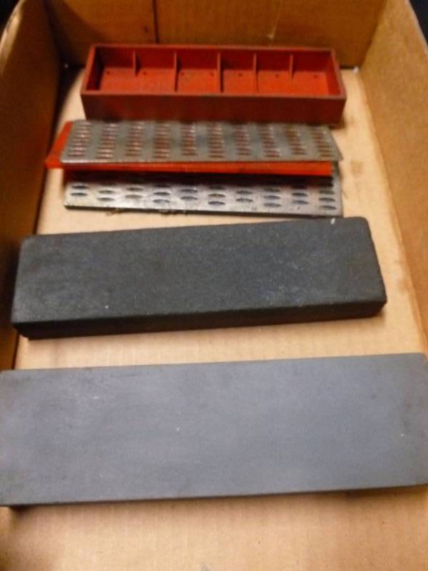 lot 49 image: Vintage Sharpening Stones
