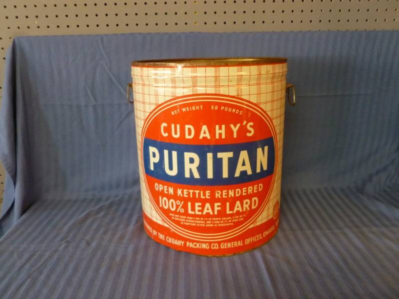 lot 80 image: Vintage Lard Pail
