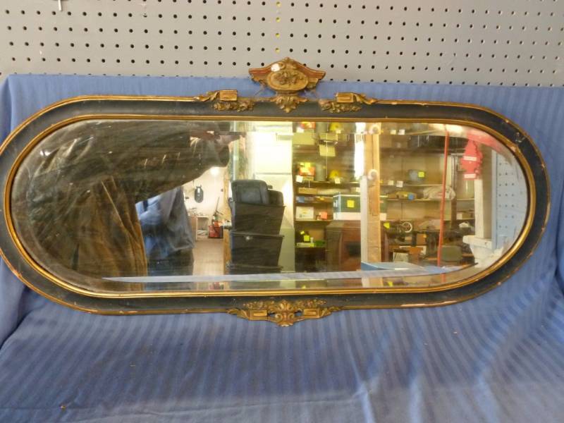 lot 96 image: Antique Mirror