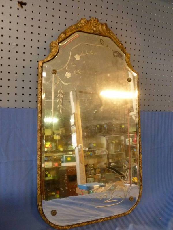 lot 97 image: Antique Mirror