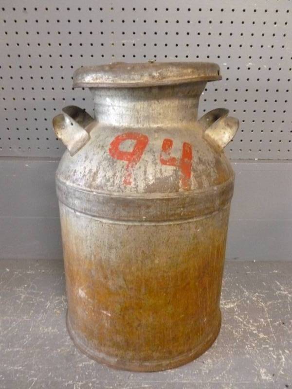lot 118 image: Vintage Milk Can