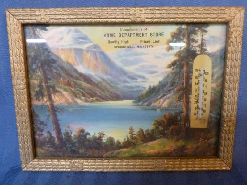 lot 182 image: Vintage Advertisement Thermometer