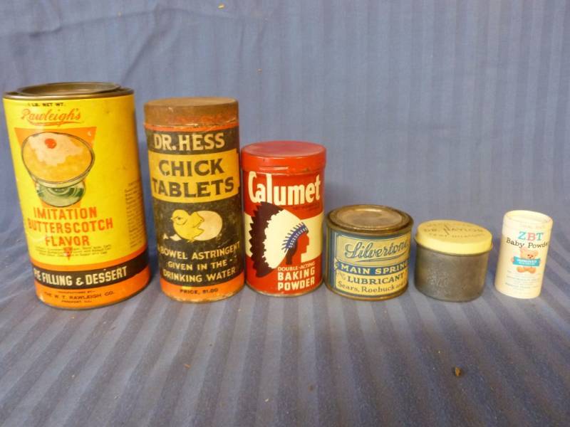 lot 235 image: Vintage Containers