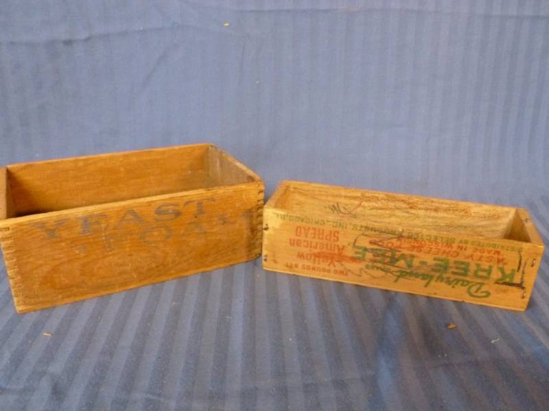 lot 240 image: Vintage Wooden Boxes