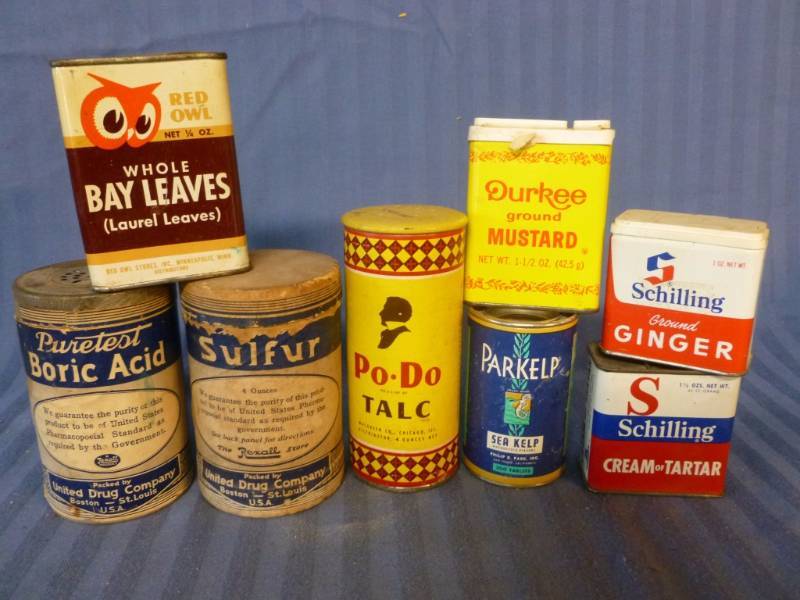 lot 246 image: Vintage Containers