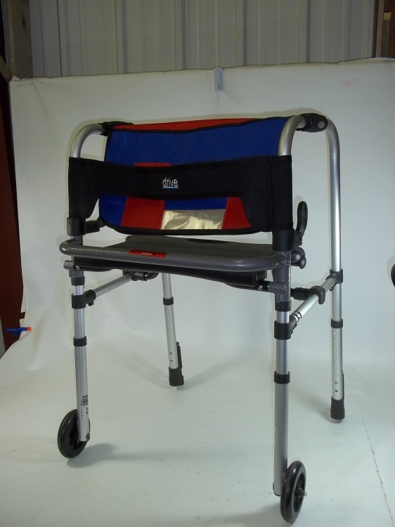 Walker with seat
