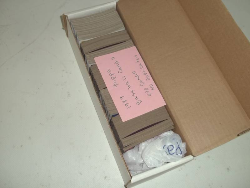 1989 Topps Baseball Cards 490 Cards no duplicates