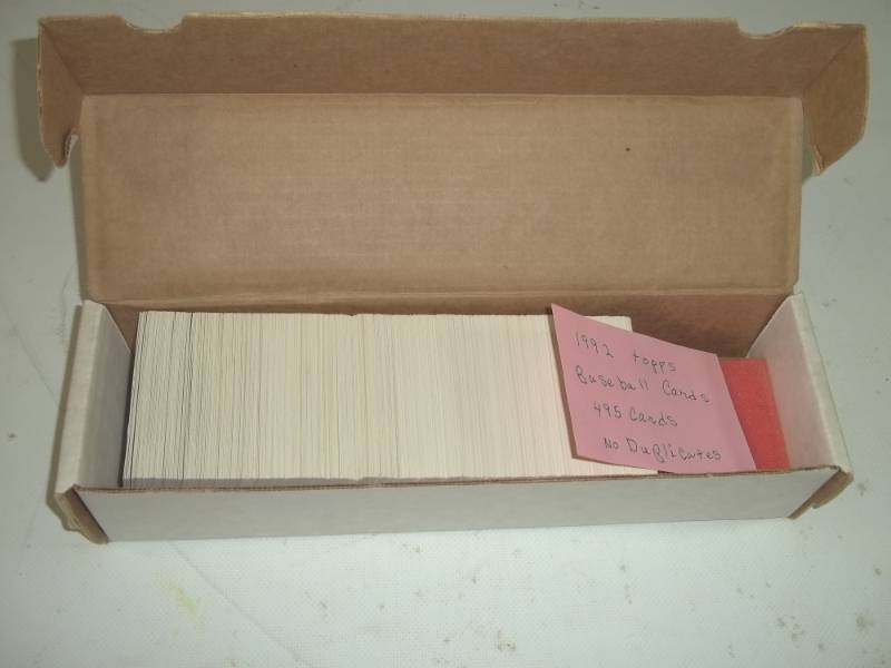 1992 Topps Baseball Cards 495 Cards no duplicates