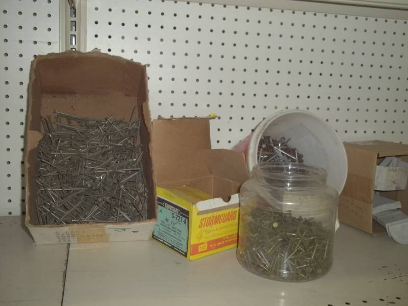 Assorted Nails and Hardware