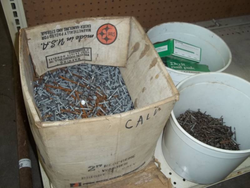 roofing and assorted Nails