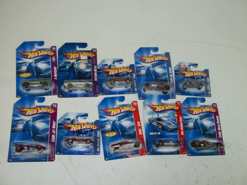 10 Hot wheels Cars