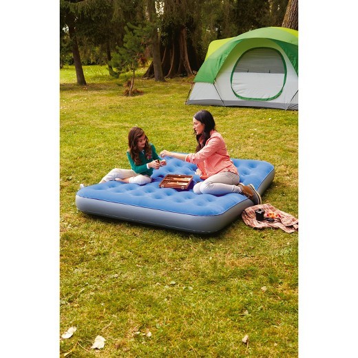 lot 52 image: In Box, Single High Queen Air Mattress with Pump - Embark