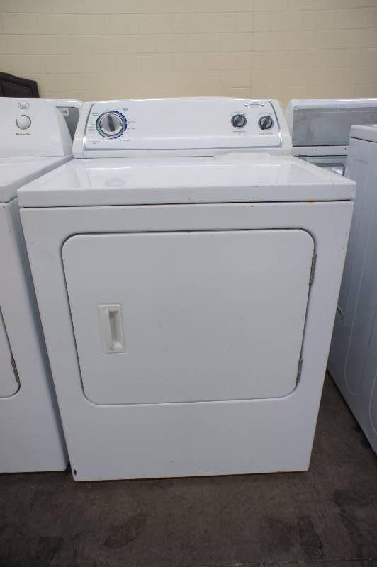 lot 59 image: PREVIOUSLY OWNED - Scratch and Dent - WHIRLPOOL - Model # (WED4800XQ1) - Electric Dryer - WHITE COLOR Tested Works - MSRP $ 699.99