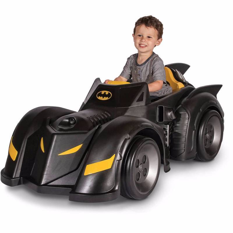 lot 63 image: BRAND NEW - FULLY ASSEMBLED -     Batman Batmobile 6-Volt Battery-Powered Ride-On     COMES WITH CHARGER AND BATTERY FULLY ASSEMBLED